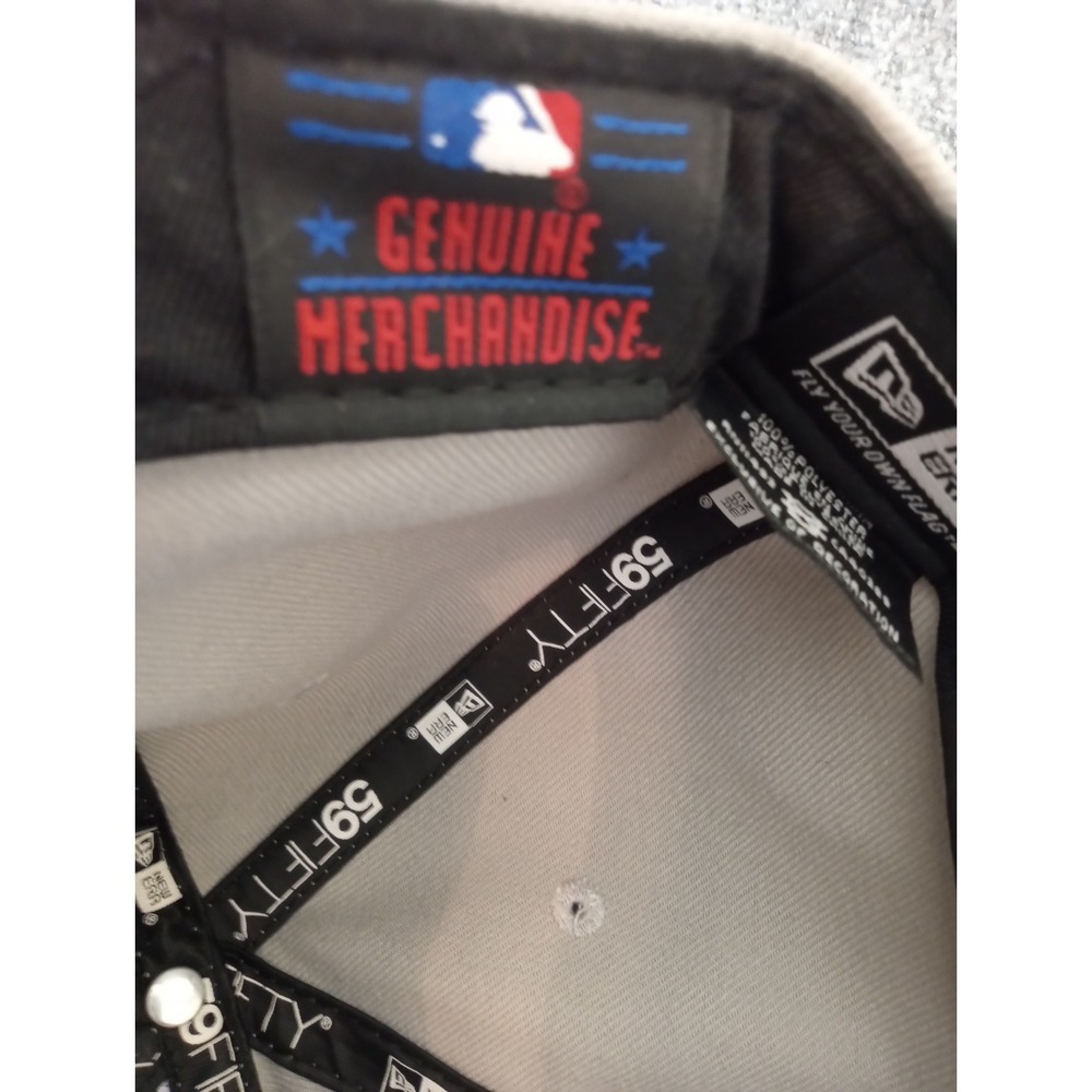New Era 59 Fifty Miami Marlins Fitted 7 5/8 Embroidered Gray Hot Pink NWOT - Picture 11 of 15